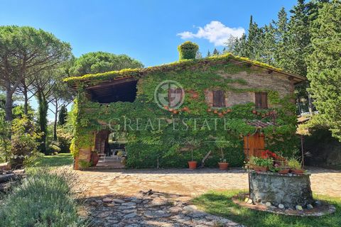 Casale Le Fontine is a wonderful property located on the rolling hills bathed by Lake Trasimeno, a stone's throw from Tuscany. The view of the Maggiore and Minore islands, as well as the green Umbrian countryside, is inimitable. The property can be r...