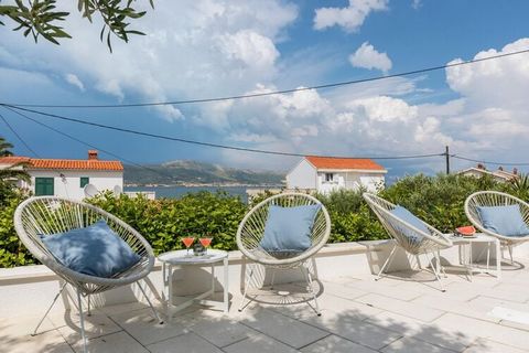This is a gorgeous 3-bedroom apartment in Slatine. With a beautiful view of the sea and proximity to the beach, this is the ideal home for a family vacation. In the communal garden, you can prepare delicious barbecue meals. The home is 5 km away from...