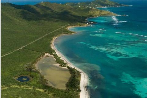 Robin Bay - RARE Development Opportunity! Unspoiled BEACHFRONT property with 618 acres zoned for high density development on St. Croix, US Virgin Islands! The 618 acres located on the east end, south side of St. Croix is laid out ideally for a resort...