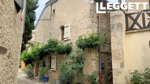 A23319NJD32 - Située au milieu de ce charmant village du Gers, l'un des plus beaux de France, cette maison en pierre exceptionnelle d'une chambre est dans un état impeccable et ferait une résidence principale idéale, une retraite d'artiste/écrivain, ...