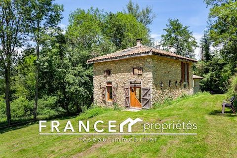 More photos and info on our France Propriétés website. Guaranteed favorites! In Castelbiague, in a magical setting, in absolute calm and without vis-à-vis, this uniquely characterized house offers 115 m2 of living space. It consists on the ground flo...