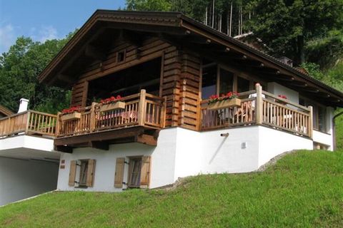 Este agradable chalet disfruta de una hermosa ubicación en Wald-Königsleiten. Construido contra una montaña, ofrece una entrada a través de una escalera al lado del chalet. Cuenta con una piscina y una sauna, además de un balcón con muebles de jardín...