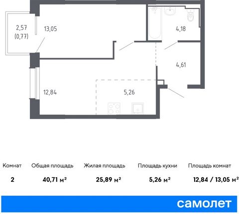 Продается 1-комн. квартира. Квартира расположена на 12 этаже 24 этажного монолитно-кирпичного дома (Корпус 1.1, Секция 1) в ЖК «Квартал Нейбута» от группы «Самолет». «Квартал Нейбута» — новый жилой комплекс в Ленинском районе Владивостока. Дома возвы...