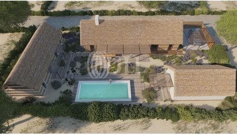 Land with XXXXX sqm for the construction of a villa, near the beach, with a construction potential of XXXX sqm, in the subdivision of Brejos da Carregueira de Baixo, Pestana Brejos, Comporta. The architectural project was conceived by the Gabinete de...