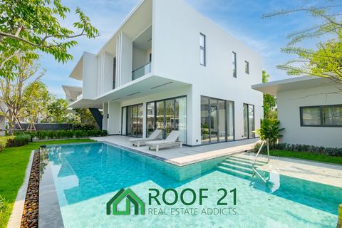 Experimente o epítome da vida de luxo moderna com villas Tipo B, a partir de 25 milhões de baht. Estas propriedades requintadas oferecem um oásis privado para relaxamento e diversão, situado no meio de uma extensa área de terra de 72 rai com um total...