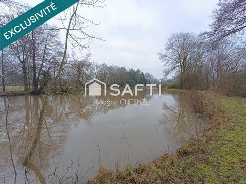 Magnifique étang sur un terrain de 11 312 m² à MELESSE