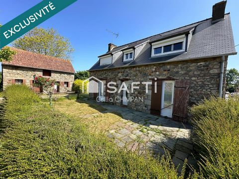 Ensemble de deux maisons en pierre, potentiel de gite