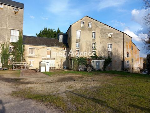 Maison d'habitation avec ancienne minoterie à rénover sur 4/5 niveaux