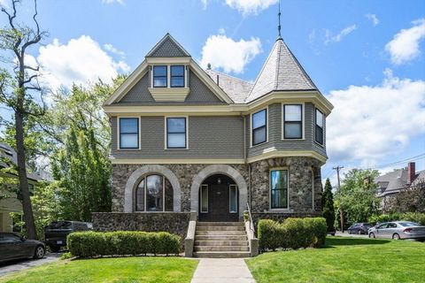 This exceptional property Queen Anne Style Victorian is nestled on a sought-after corner lot, on the sunlit side of picturesque Avon Hill. With 6 bedrooms, 4 full & 2 half baths, along with 3 off-street parking spaces, it features a fenced backyard p...