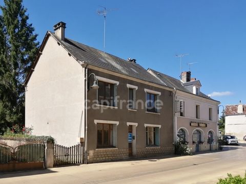 Loché-sur-Indrois (Indre-et-Loire), à vendre MAISON DE BOURG 7 pièces de 150 m² A RENOVER - jardin et dépendances