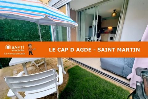 Appartement rez-de-jardin avec parking privé au Cap d'Agde