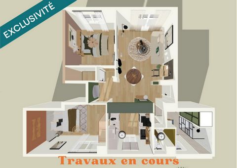 Appartement de Type T3 refait à neuf - Toulouse - Côte Pavée