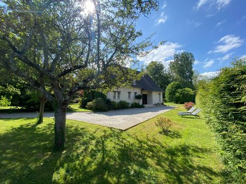 Maison de 9 pièces avec grand jardin, bois et rivière