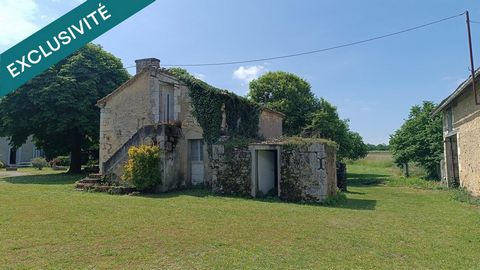 Grange en pierre à rénover 180m²sur terrain1800m² + maisonnette 38m²