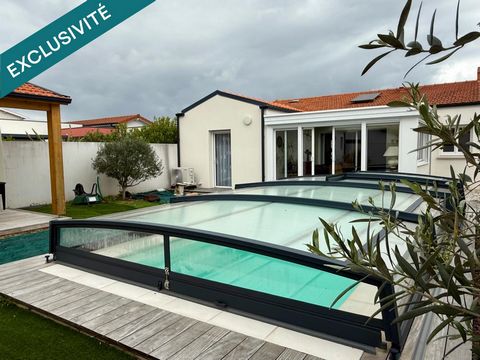 CHÂTELAILLON-PLAGE – MAISON DE PLAIN-PIED AVEC PISCINE, GARAGE ET TROIS CHAMBRES