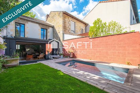 Maison T4, jardin, piscine et dépendance.