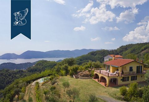 This stunning villa for sale in La Spezia has a mesmerising view over the Golfo dei Poeti, Lerici and Portovenere. The two-floored villa sprawls over 200 m² in total. Moreover, the first floor encompasses a sleeping area, which consists of two bedroo...