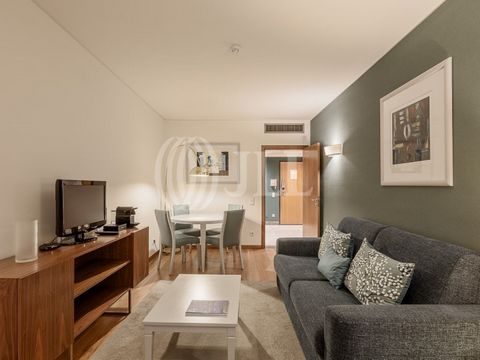 1-bedroom apartment, 60 sqm (gross floor area), furnished and equipped, near Avenida da Liberdade, in Lisbon. Apartment featuring quality finishes and comprising living room, bedroom, bathroom, entrance hall with kitchenette. In the Altis Suites buil...