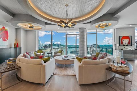 Bring on all discerning buyers seeking elevated living! Combine a visionary seller, inspired design, flawless craftsmanship placed in an architectural wonder and you have found perfection. This luxurious unit commands the skyline of the 14th floor of...