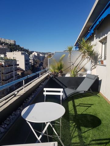 Located in the emblematic Nice district of La Libération, you can enjoy a large 15m2 open-air terrace, panoramic view of the hill, sunny from morning to evening and not overlooked. This accommodation is a little gem of 30m2, completely renovated. It ...
