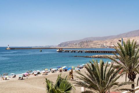 Welcome to our cozy beachfront apartment in the charming neighborhood of El Zapillo, Almería! This beautiful apartment, ideal for a perfect getaway, has all the necessary amenities to enjoy an unforgettable holiday by the sea. Our apartment consists ...