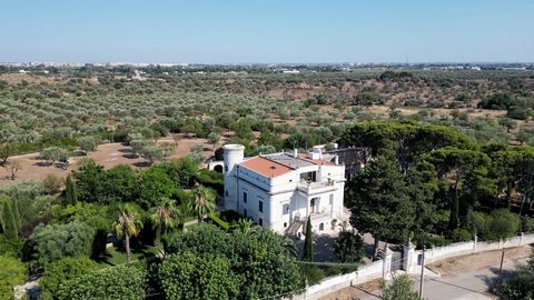 APULIA - BARI - ULICA SANTA CATERINA Ta elegancka willa z epoki w Bari w Apulii jest na sprzedaż, otoczona rozległym prywatnym parkiem o powierzchni 1,5 hektara. Zabytkowa rezydencja, pięknie odrestaurowana, aby zachować klasyczny smak, nie rezygnują...