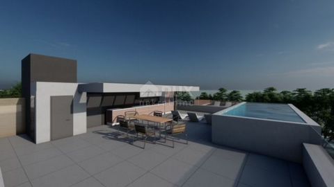 Location: Zadarska županija, Nin, Zaton. ZADAR, ZATON - Penthouse 20 m vom Meer entfernt, S7 Penthouse zum Verkauf in einem Neubau im zweiten Stock eines modernen Gebäudes, nur 20 m vom Meer entfernt. Die Wohnung hat eine Nettofläche von 97,05 m2 und...