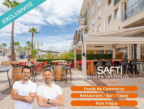 Bel emplacement d'angle pour ce restaurant de Port Fréjus. Exploité depuis plus de 8 ans par le même gérant dans une ambiance chaleureuse et amicale, le restaurant a l'identité forte jouit d'une clientèle d'habitués fidèles. Il bénéficie d'une surfac...