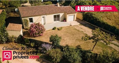 CLAUDINE ROSIER votre conseillère PROPRIETES PRIVEES a le plaisir de vous présenter cette très jolie villa plain-pied d'environ 100 m² implantée sur un terrain plat et entièrement clos de 651 m². Elle est située dans un quartier résidentiel à proximi...