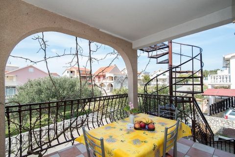 Apartments Fidelis feature set of accommodation units located in the island of Čiovo, Split region. Private parking available, reservation is not required. Baby cot available upon request. Pets allowed upon request, fees apply (12 EUR per night) Shar...