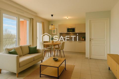 Appartement de type 3 avec terrasse et place de parking Bègles face au lac