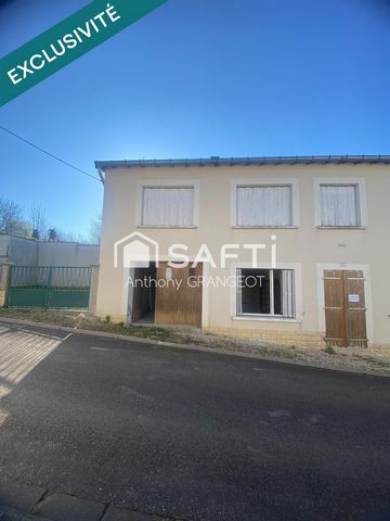 MAISON DE VILLAGE 127M², 4 CHAMBRES, GARAGE ET TERRAIN
