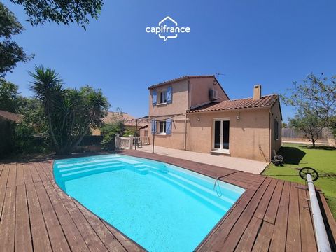 À VENDRE - En co-exclusivité : Villa T5, 109m² - 4 chambres - garage - jardin et piscine - MARGON (34)