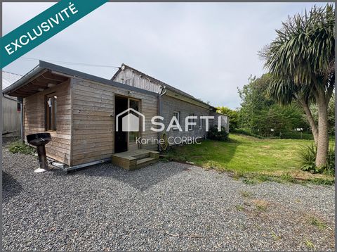 Maison type chalet de 60 M 2 de plain pied avec deux chambres. Espace chaleureux