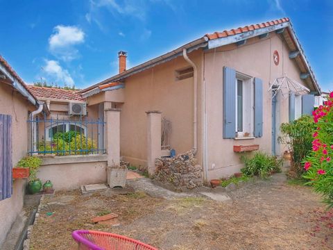 Maison de ville plain pied 102m² sur terrain arboré de 261m² avec garage