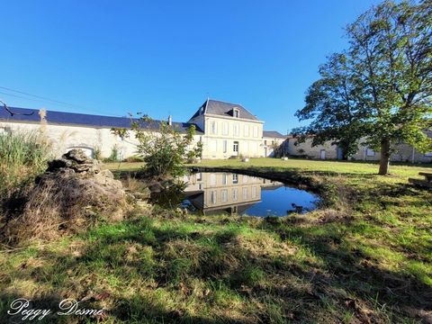 Propriété à vendre 14 pièces SAINT JEAN D'ANGELY (17) - Ancien domaine viticole, Bâti de 940 m2, Maison de maître, Dépendances