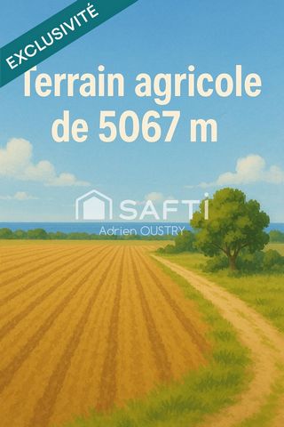 À vendre – Terrain agricole de 5067 m² à Marseillan
