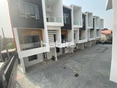 This is a newly built beautiful contemporary design of 4 bedroom terrace duplex located in Thomas estate Ajah Lagos State. The terrace is on 3 floors which offers spacious living area that gives you optimum home comfort. It serviced with an uninterru...