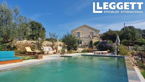 A17277 - This full of character property with swimming pool surrounded by nearly 12 hectares of vineyards and olive orchards is situated near village with small shop and restaurant and only 10min drive from Mediterranean town with all amenities. On t...