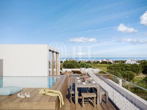3-bedroom duplex apartment, 158 sqm (gross floor area), outdoor terrace and swimming pool on the upper floor, inside the Pestana Porto Covo, in Sines. The apartment is located in a block with four apartments, two on the ground floor and two on the fi...