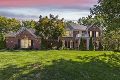 Stunning 2-Story, 3-sided brick home, nestled on a .57- acre lot on a private street in the sought-after Log Cabin Estate Subdivision in Lake St Louis! This home boasts 4 Bedrooms, 3.5 Bathrooms, and over 4,200 square feet of living space including t...