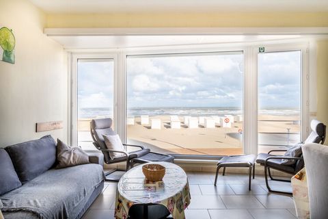 Appartement op de zeedijk vlakbij de St-André duinen, 1ste verdieping met lift. Op wandelafstand van het centrum en openbaar vervoer, digitale tv, wifi. Huisdieren zijn toegelaten. Indeling Het appartement heeft een woonkamer met zeezicht, een keuken...