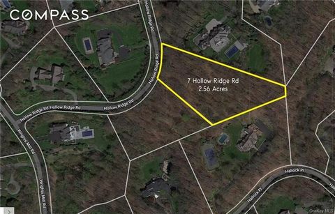 Rare opportunity to purchase raw land, shelfed for almost 25 years, in the coveted Armonk estate area of Thomas Wright Estates. This 2.5 acre lot offers sewer, gas and utilities which run up to the property. Bring your builder and vision for the home...