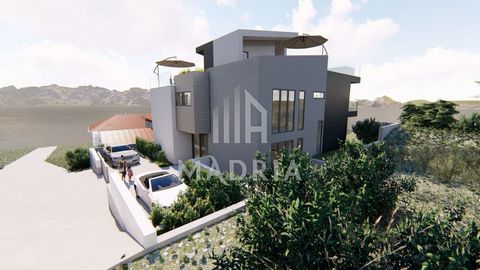 The luxurious duplex building on three floors: ground floor, first floor and roof terrace is located on a plot of land with a total area of 447 m2. The first floor consists of: entrance, hallway, storage room, bedroom 1 with its own bathroom, bedroom...