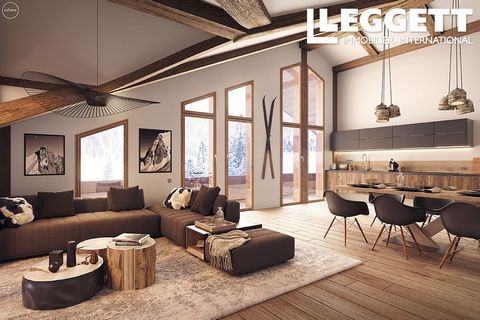 133960BBA74B - Luxurious off plan property of 58m2 with 1 bedroom plus a sleeping cabine for sale in La Chapelle d'Abondance, part of a small development of 39 apartments set at the foot of the slopes. Close to shops and restaurants in the heart of t...