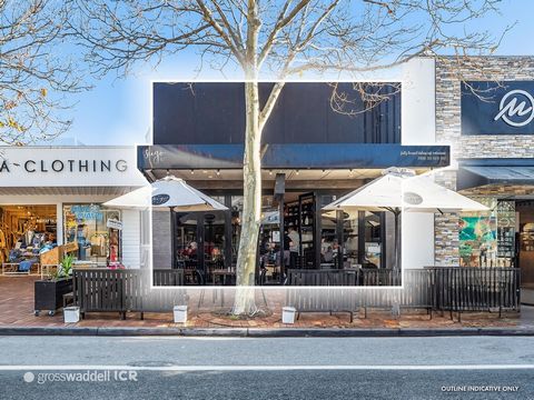 Gross Waddell ICR is pleased to offer for sale 67 Main Street, Mornington – leased to a long term and established tenant, Sugo 67, the property is located within the heart of the bustling Main Street retail strip. Property highlights include: • Promi...