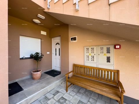 Wir verkaufen eine schöne Wohnung in einem Neubau in unmittelbarer Nähe des Zentrums von Brtonigle. Die Wohnung befindet sich im Erdgeschoss des Gebäudes und besteht aus einem Eingangsbereich, einem Wohnzimmer mit Küche und Esszimmer, zwei Schlafzimm...