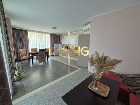 Holding Group Real Estate presenteert onder uw aandacht een gloednieuw appartement met twee slaapkamers in het dorp Kranevo! Het appartement bestaat uit een gang, een woon-eetkamer met een keuken, twee slaapkamers, een groot terras, een badkamer met ...