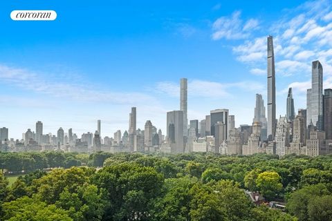 ENJOY THE WONDERS OF CENTRAL PARK from your very own 2 PRIVATE BALCONIES! Welcome to Apartment 16CD at 80 CPW. This wonderful, unique, home has been thoughtfully combined offering two very spacious bedrooms, two and a half baths, separate dining area...