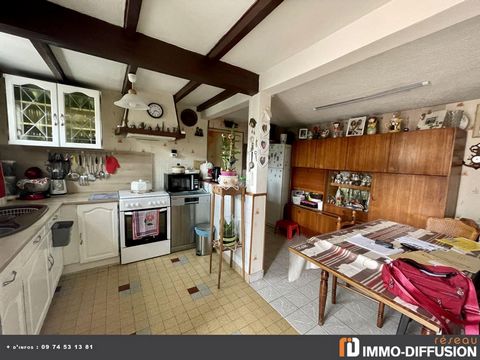 Fiche N°Id-LGB151355 : Vendome, Maison d'environ 94 m2 comprenant 5 piece(s) dont 4 chambre(s) + Jardin de 1007 m2 - Construction 1947 - Equipements annexes : jardin - cour - garage - parking - double vitrage - cellier - cheminee - veranda - cave - c...